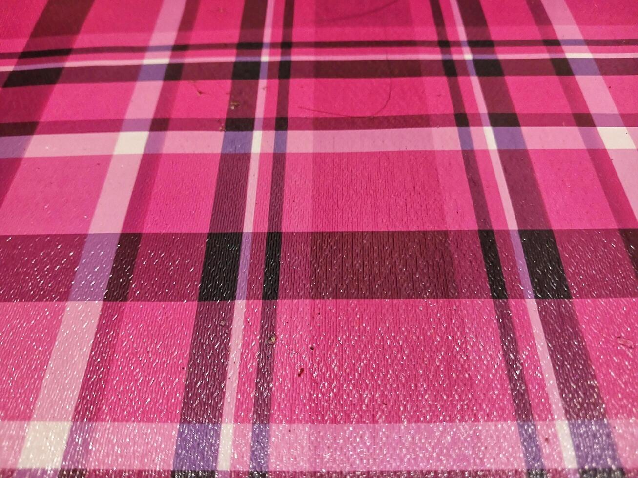 Red checkered tablecloth background. Great for adding creative design elements. photo