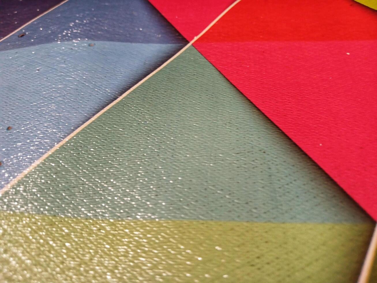 Colorful checkered tablecloth background. Great for adding creative design elements. photo