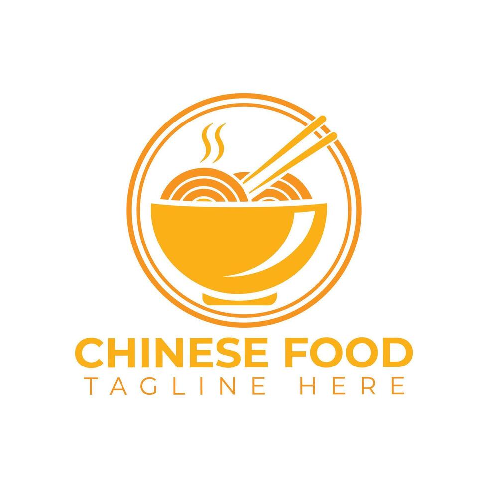 Chinese food logo vector