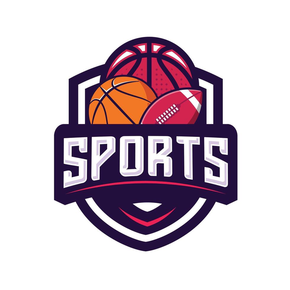 Sport logo design vector