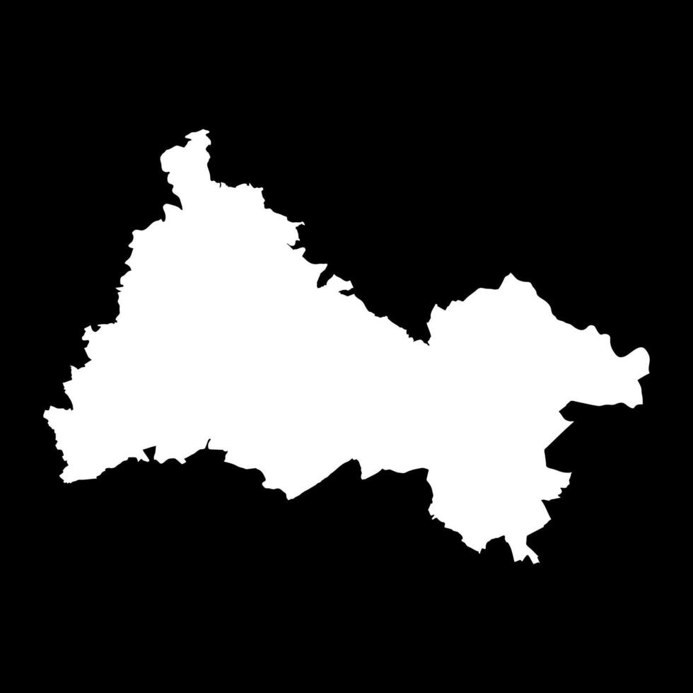 Diekirch canton map, administrative division of Luxembourg. illustration. vector