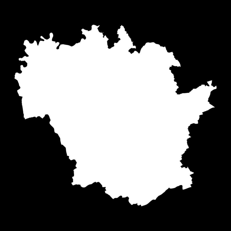 Redange canton map, administrative division of Luxembourg. illustration. vector