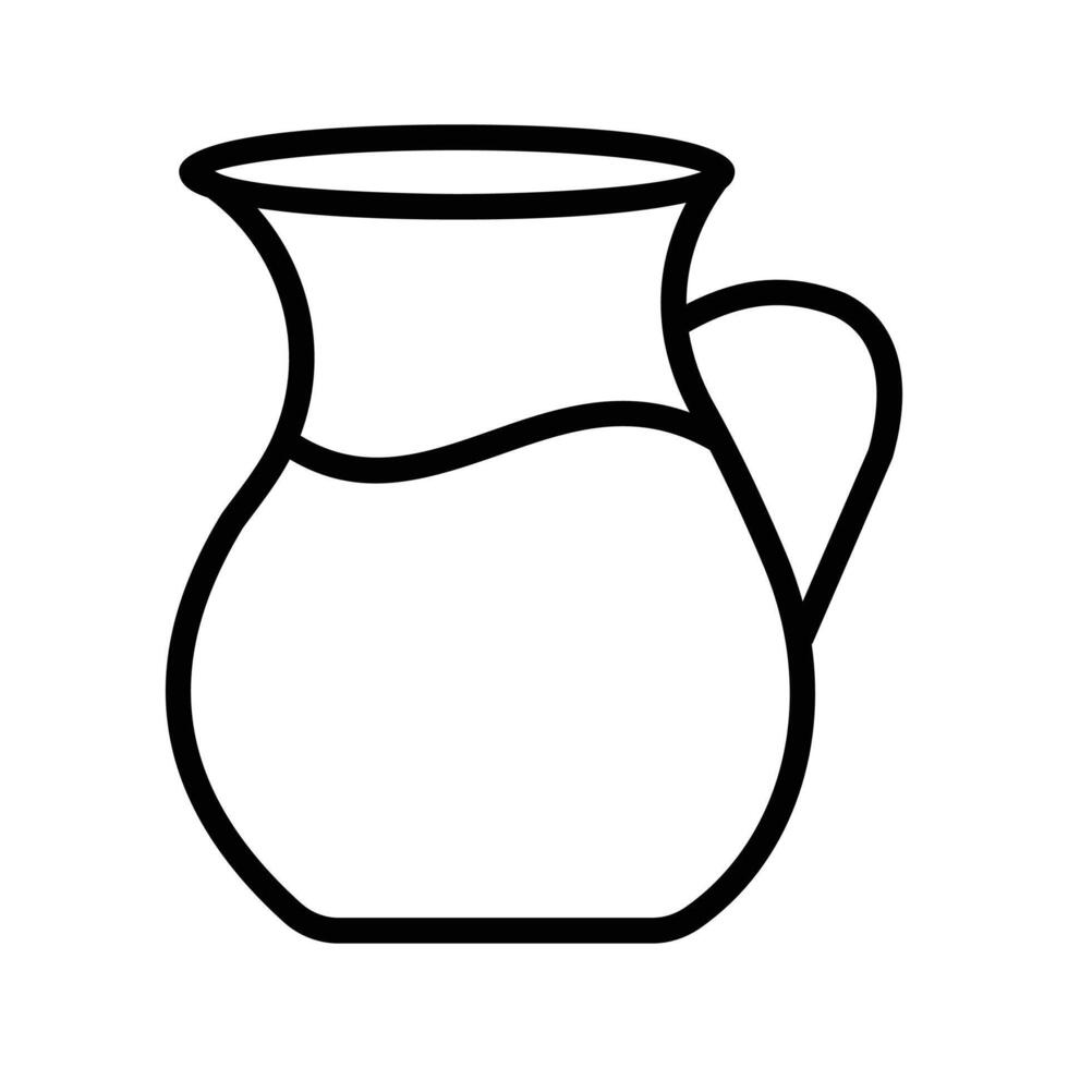 Get your hold on this amazing icon of milk jug in trendy style vector
