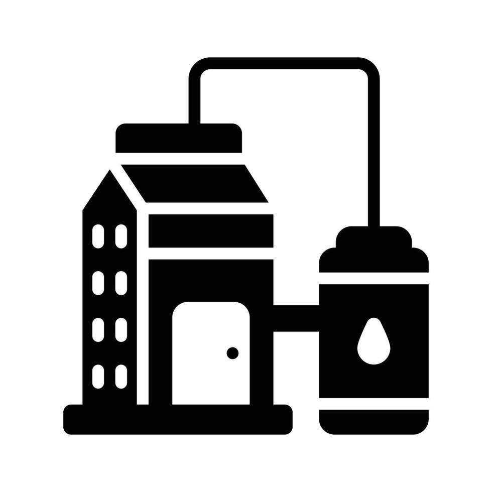 Milk tank design in modern style, premium vector