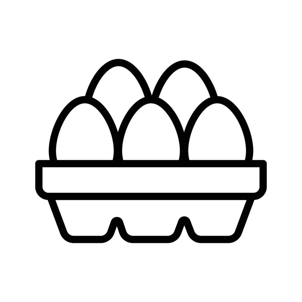 Breakfast food item, poultry raw eggs design vector