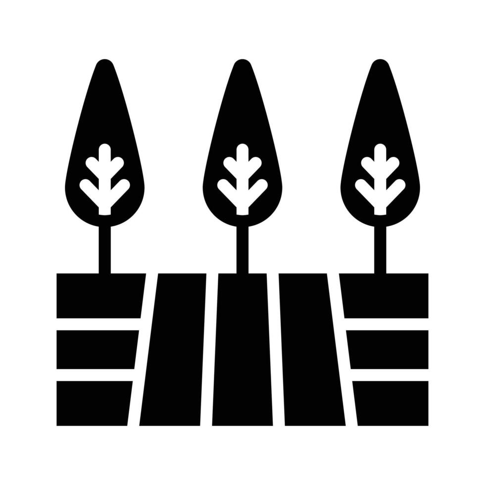 Take a look at this amazing icon of farm fields, ready to use vector