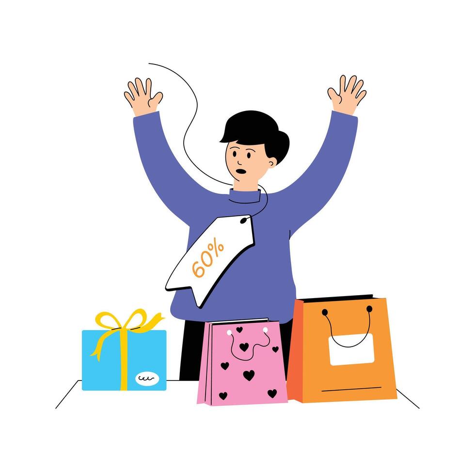 Have a look at illustration of discount offer vector