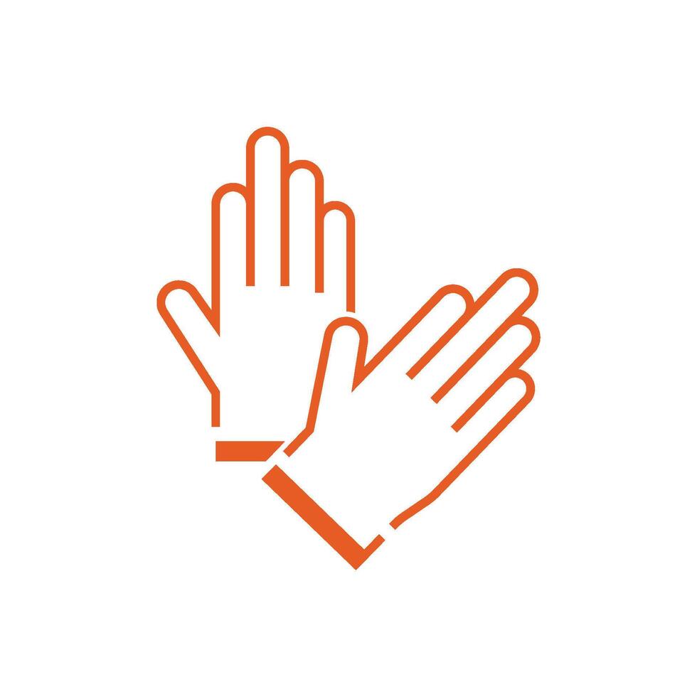 Farmer gloves icon vector