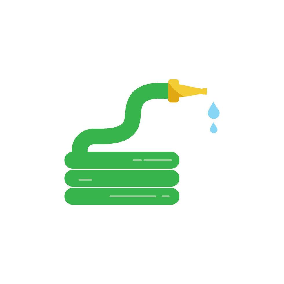 Water hose icon vector