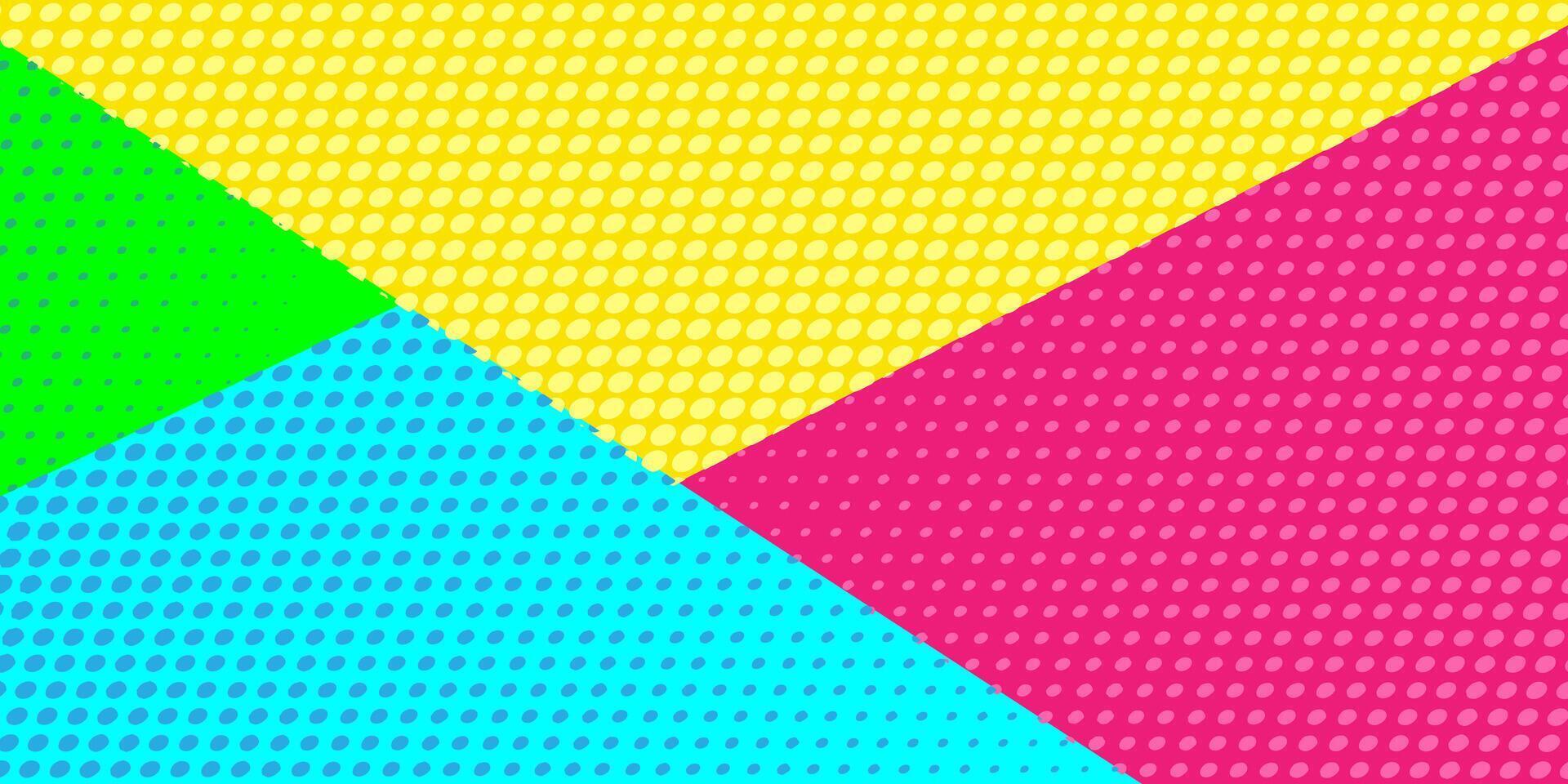 Vibrant geometric dotted background featuring vector