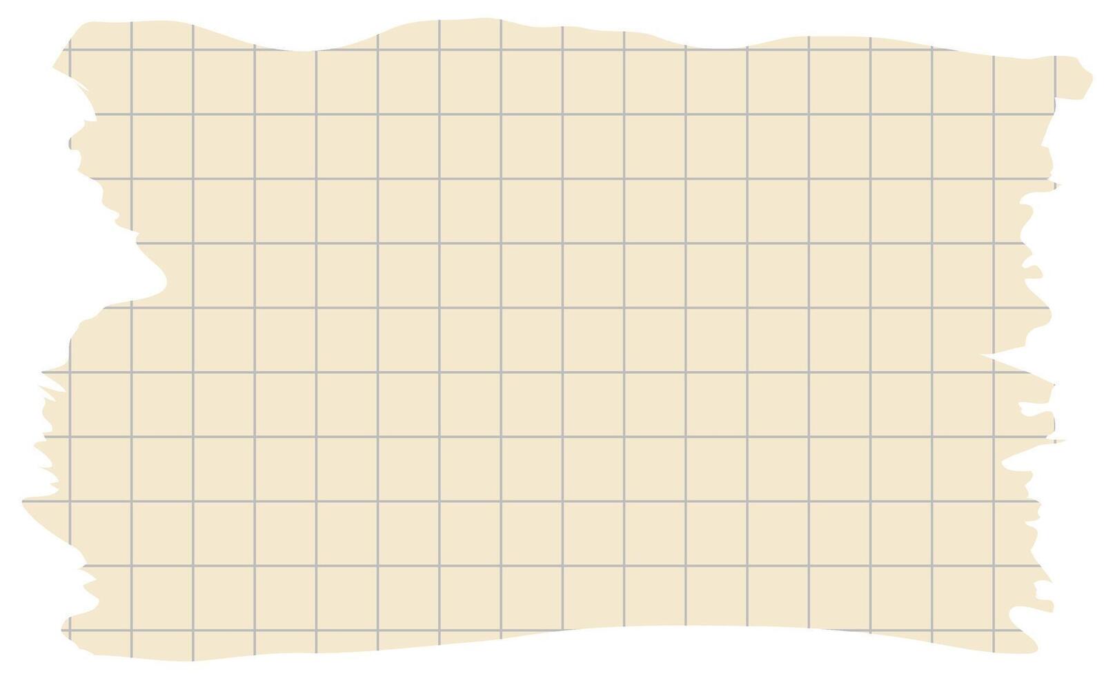 Torn paper edges checkered background vector