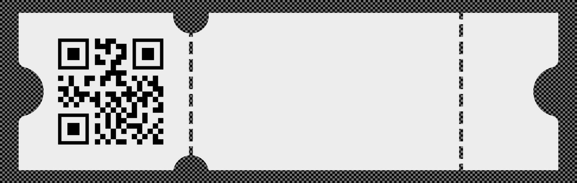 Discount coupon barcode white color vector