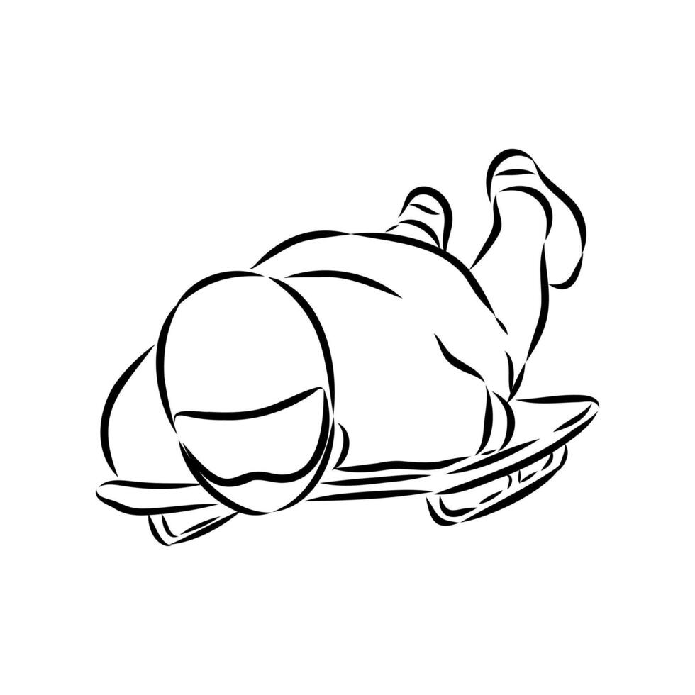 sports bobsleigh sketch vector