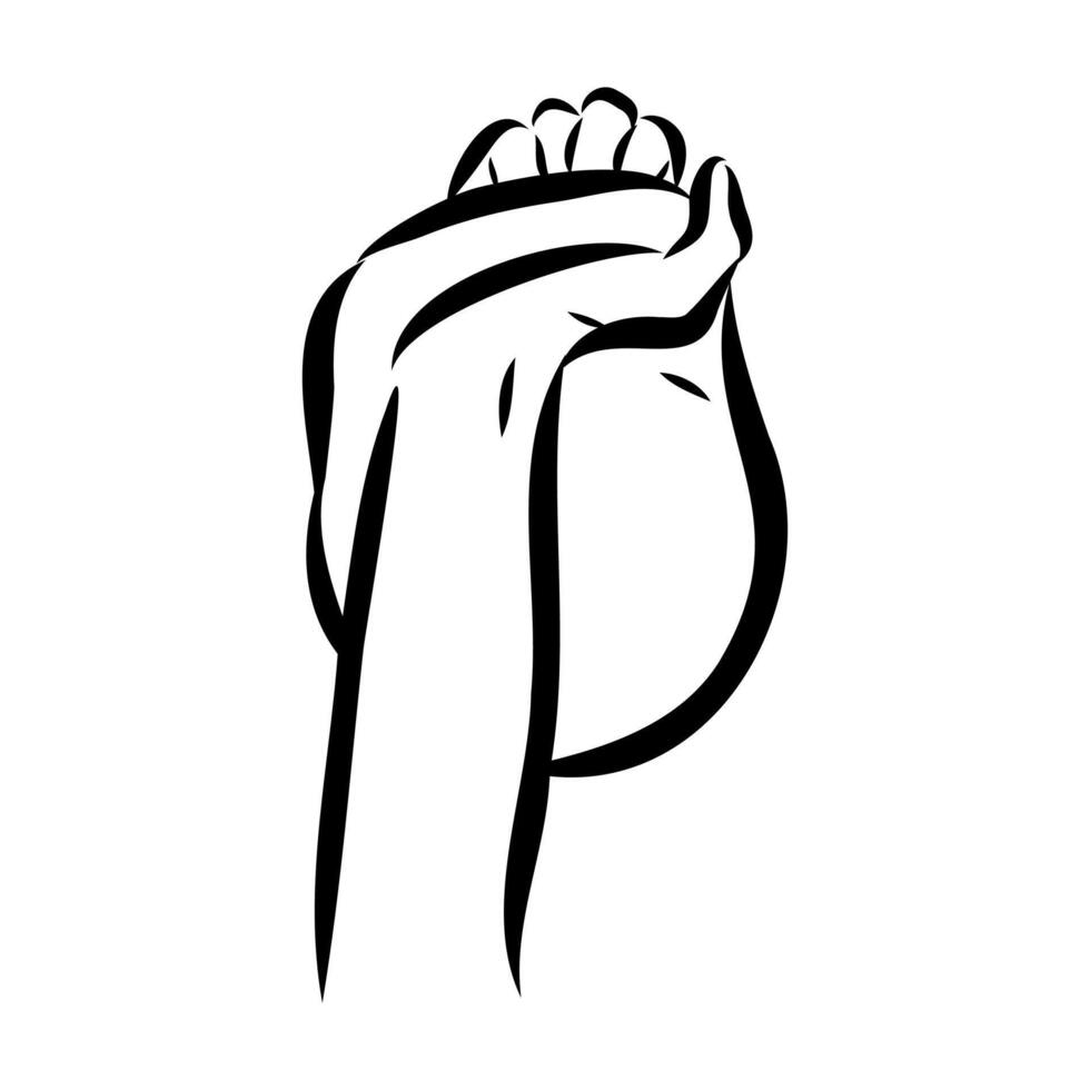 kettlebell sport sketch vector