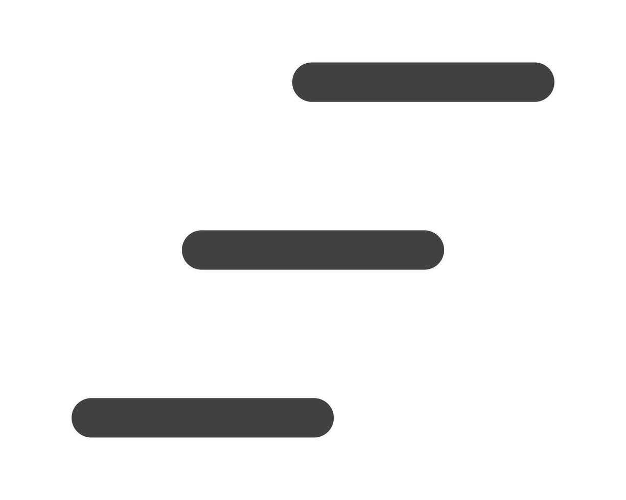 Hamburger menu icon, buttons for website, UI navigation, mobile app, presentation. design elements and user Interface icons. vector