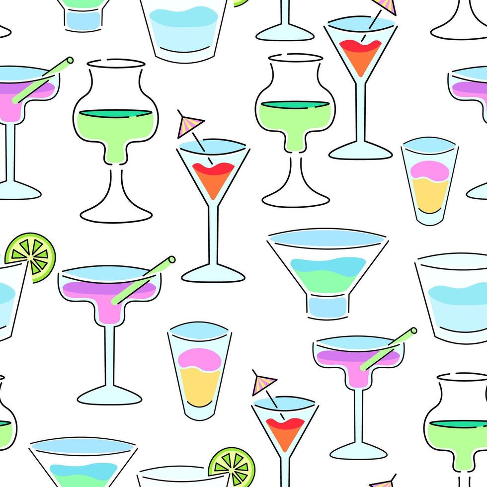 seamless pattern summertime traveling vector