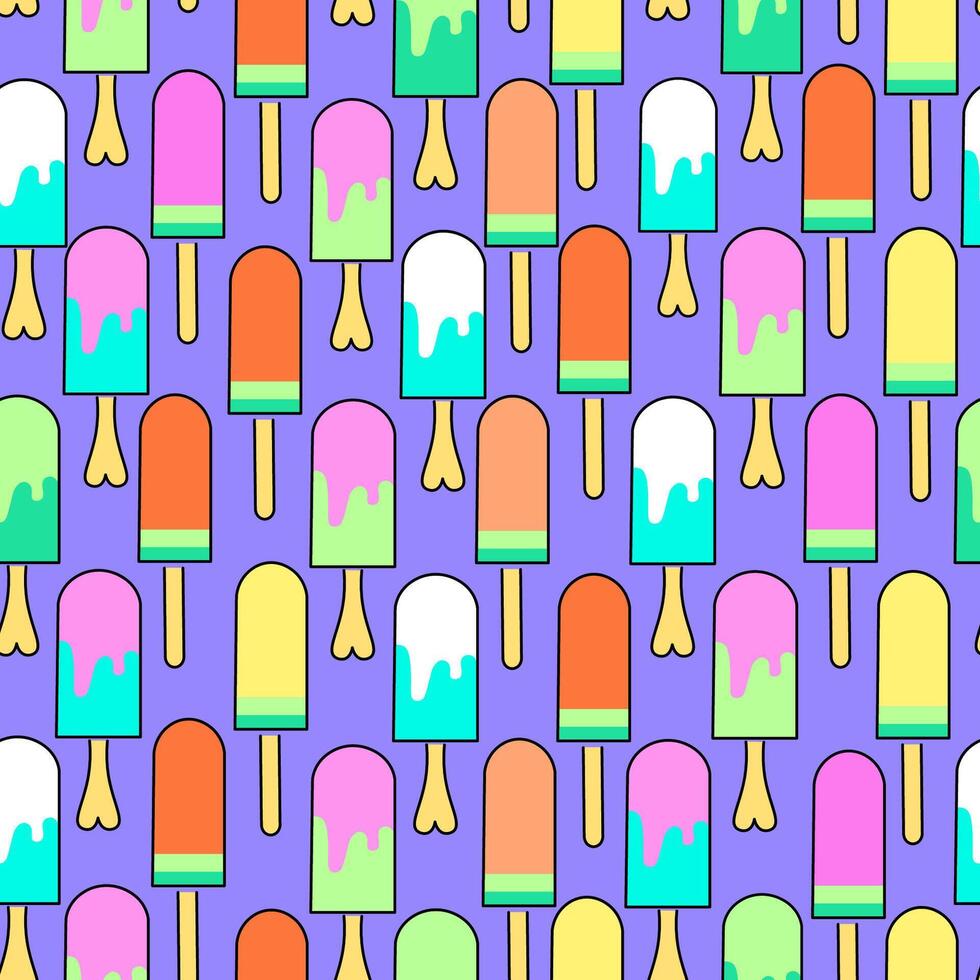seamless pattern summertime traveling vector