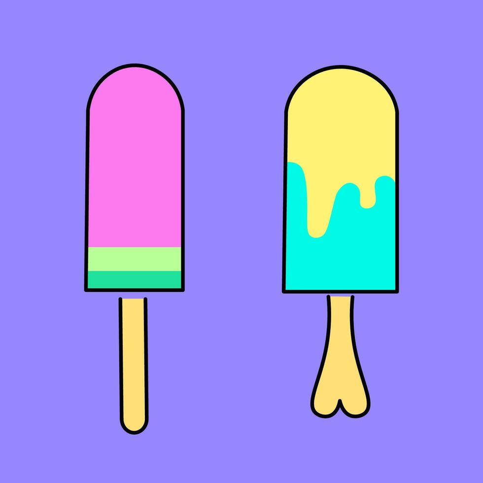 summertime doodle object vector