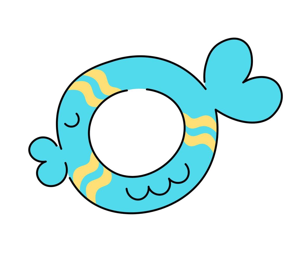 summertime doodle object vector