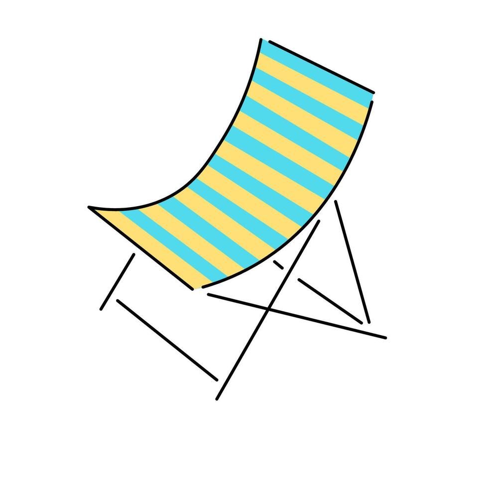 summertime doodle object vector