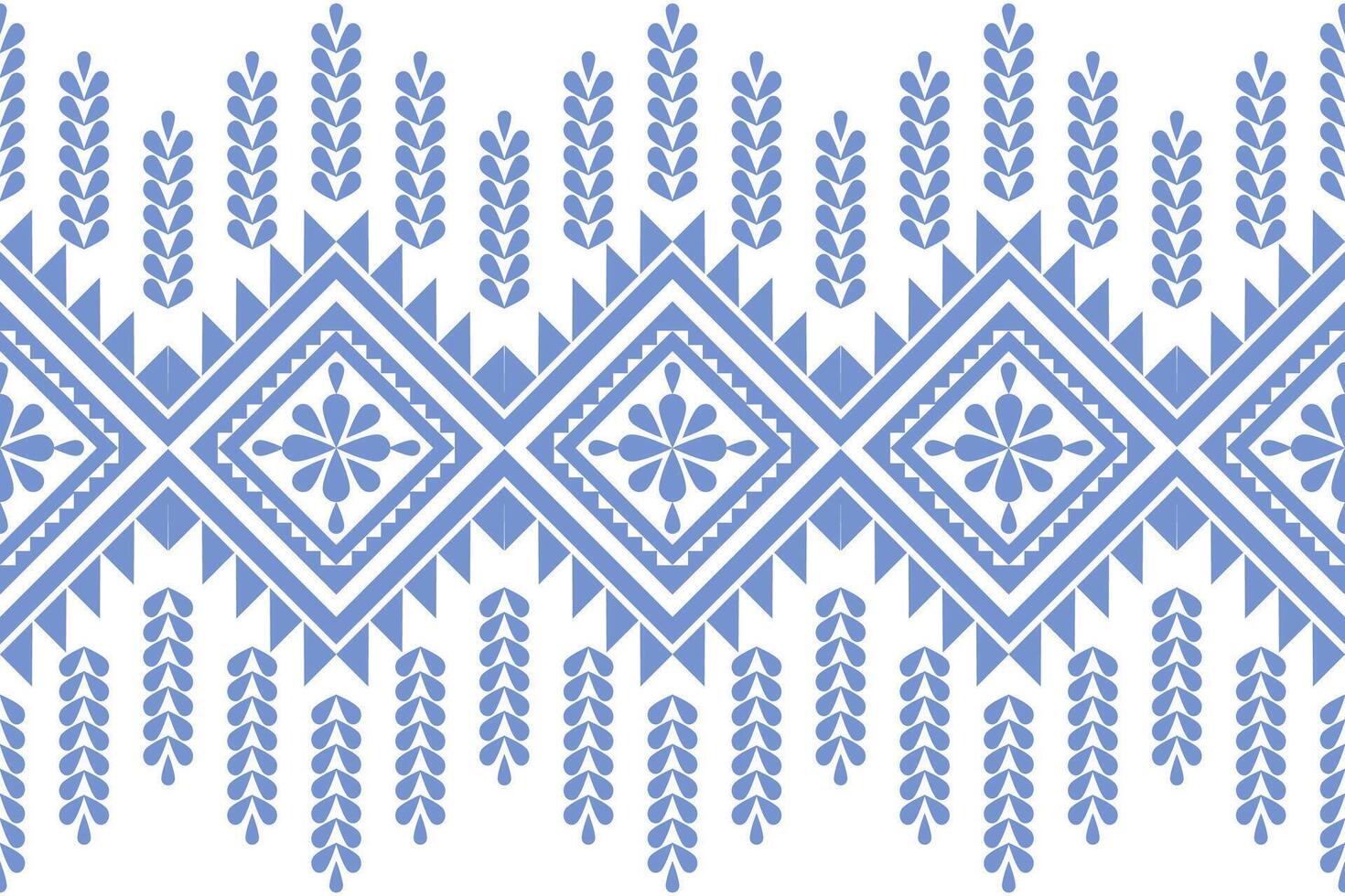 Abstract geometric ethnic seamless pattern. Geometric ethnic pattern fabric style. Geometric ethnic pattern design for clothing, textile, wrapping, background, wallpaper, carpet, embroidery vector