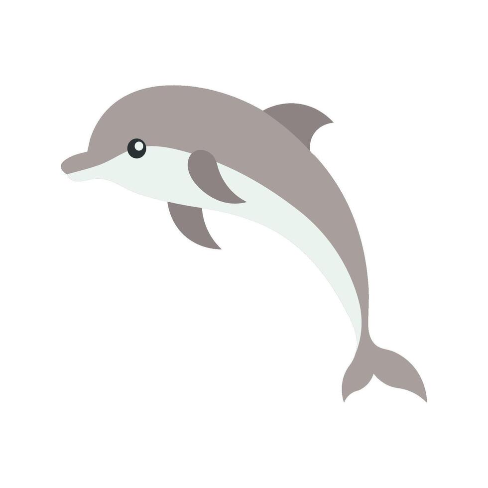Nautical Set Dolphin vector