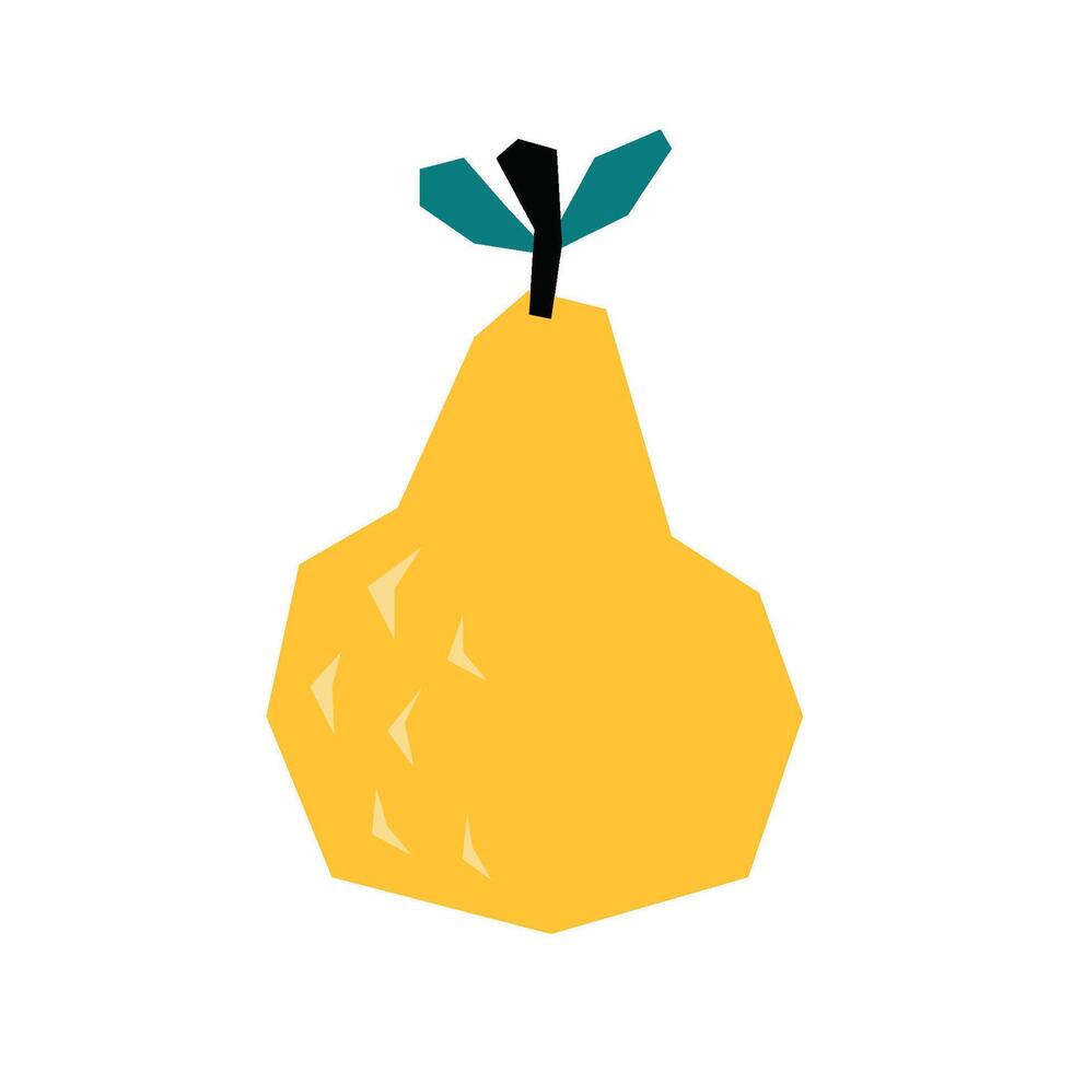 Abstract Fruit Set Pear vector