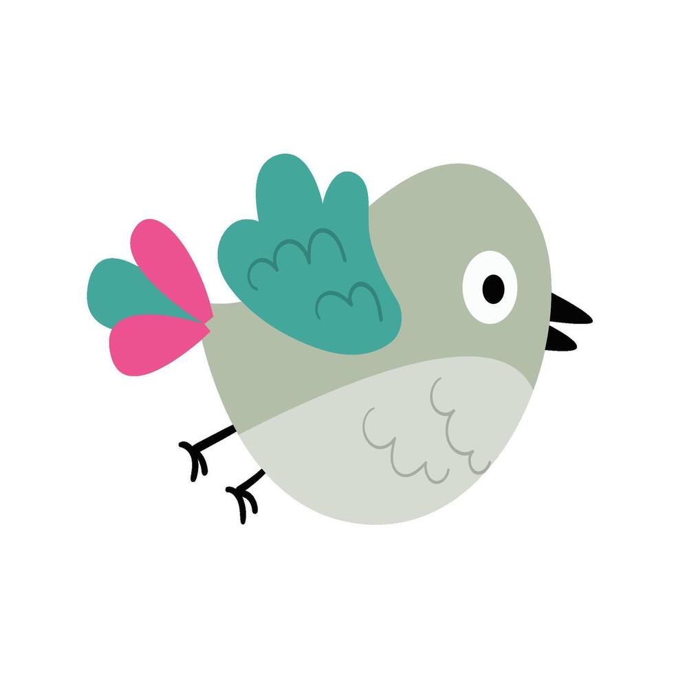 Cute Bird Set vector