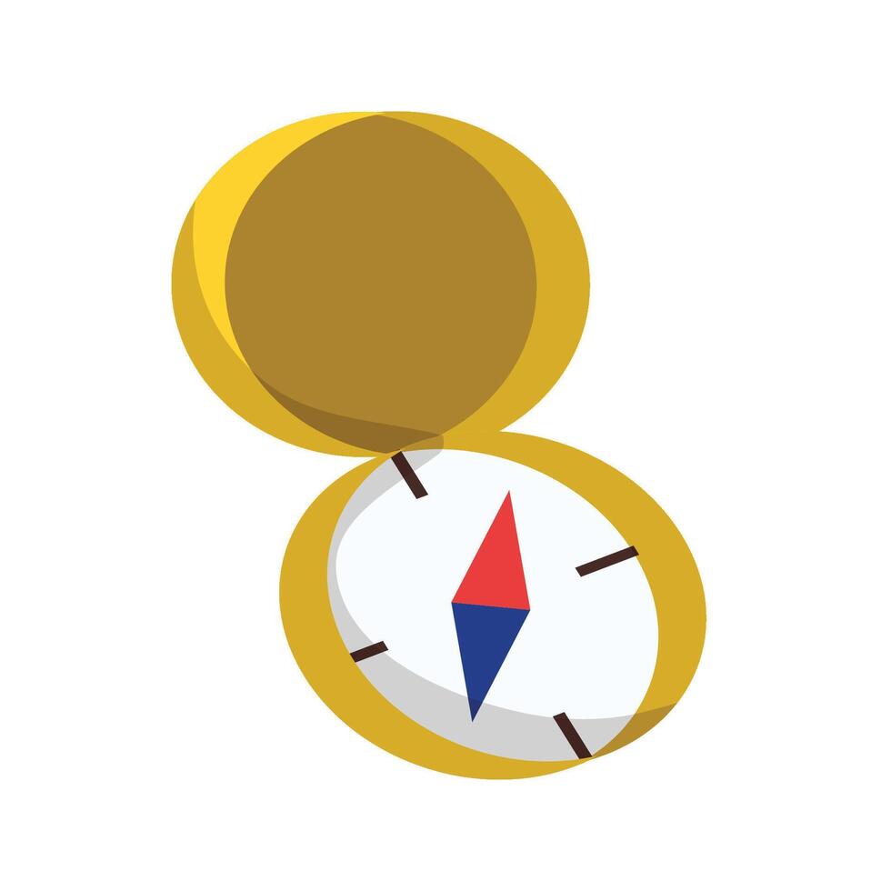 Nautical Set Compass vector