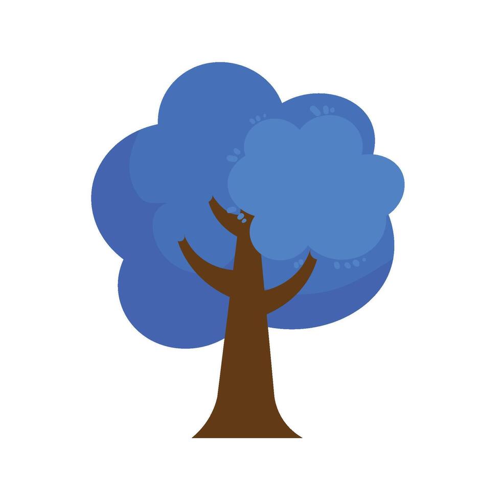 Colorful Tree Set vector