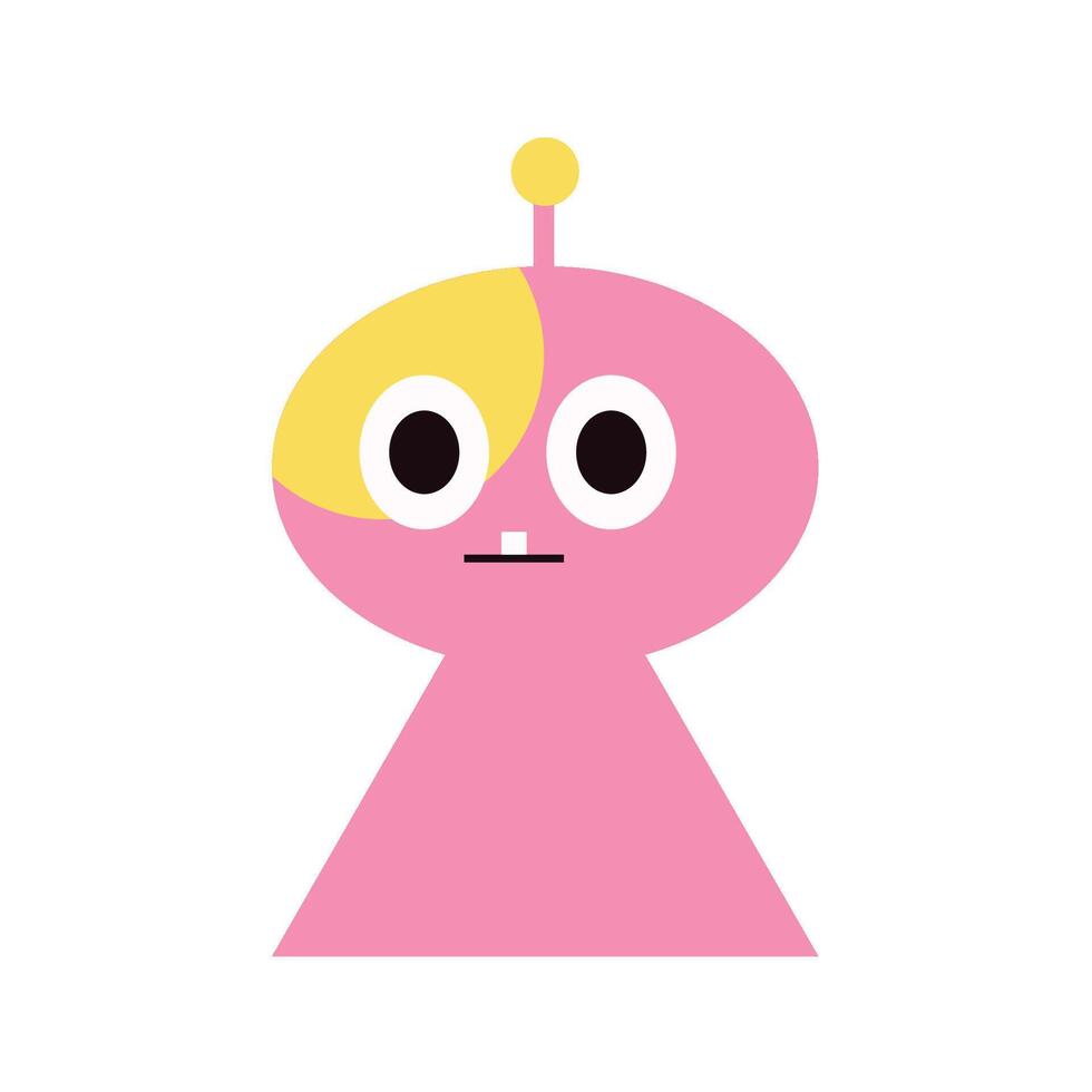 Cute Abstract Character vector
