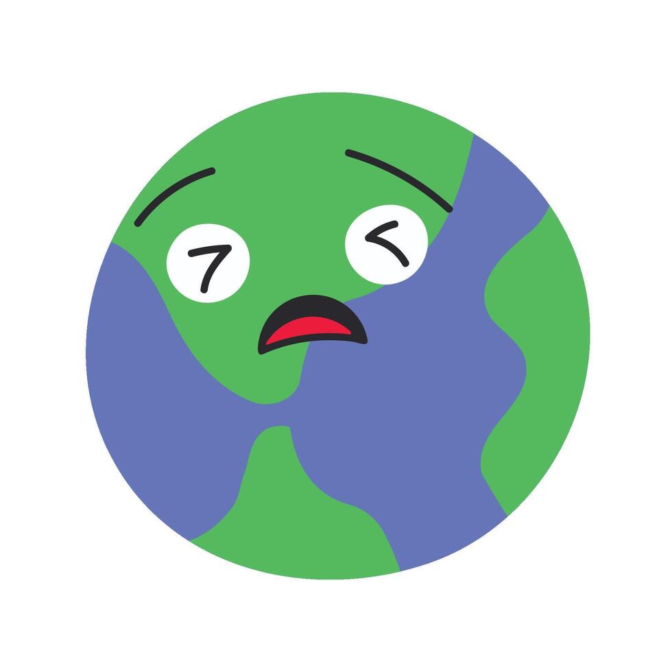 Cute Space Set Earth vector