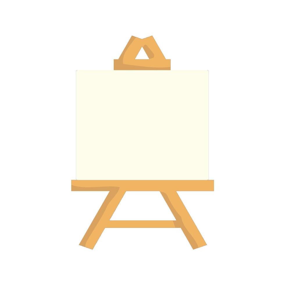 School Art Supplies Set Canvas vector