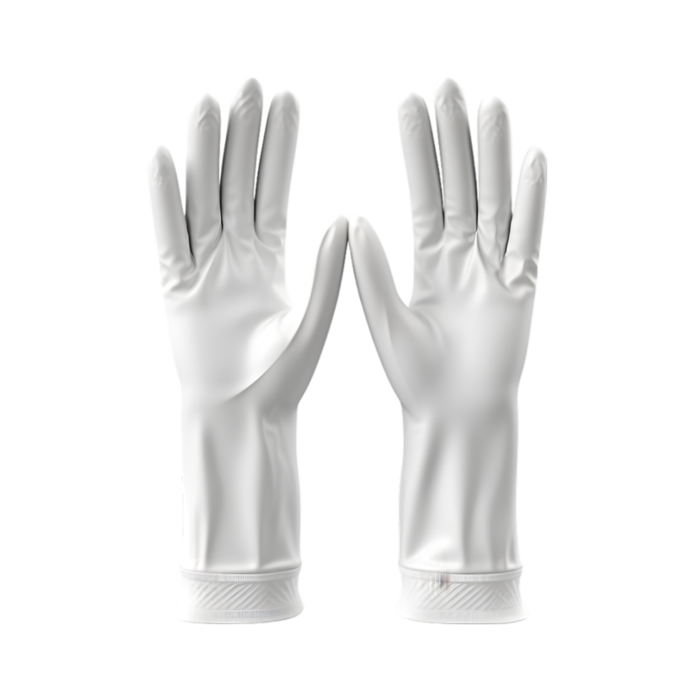 White gloves on transparent background png