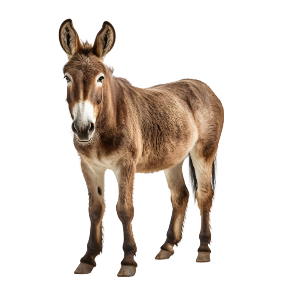 Donkey on transparent background png
