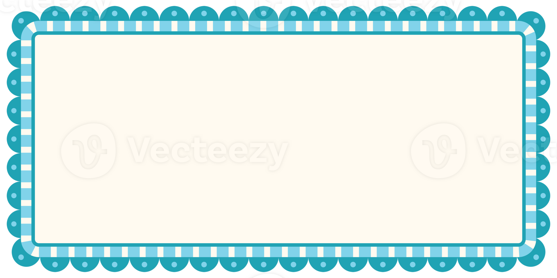 Abstract geometric elements decoration on rectangle frame isolated graphic illustration. png