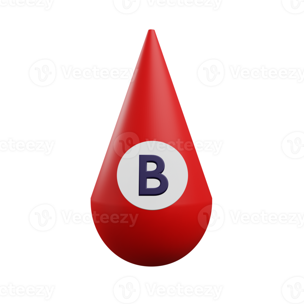 Blood type B png