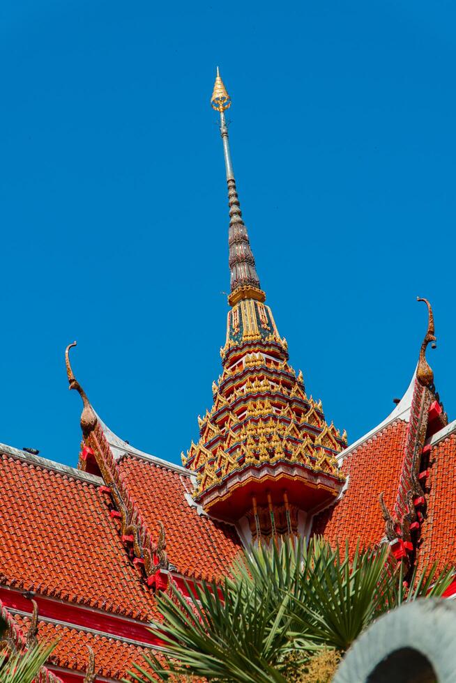 Phuket, Thailand, 2024 - The magnificent Wat Chalong Buddhist temple was built in the 19th century, apart from being a house of worship it is also a popular tourist destination in Phuket. photo