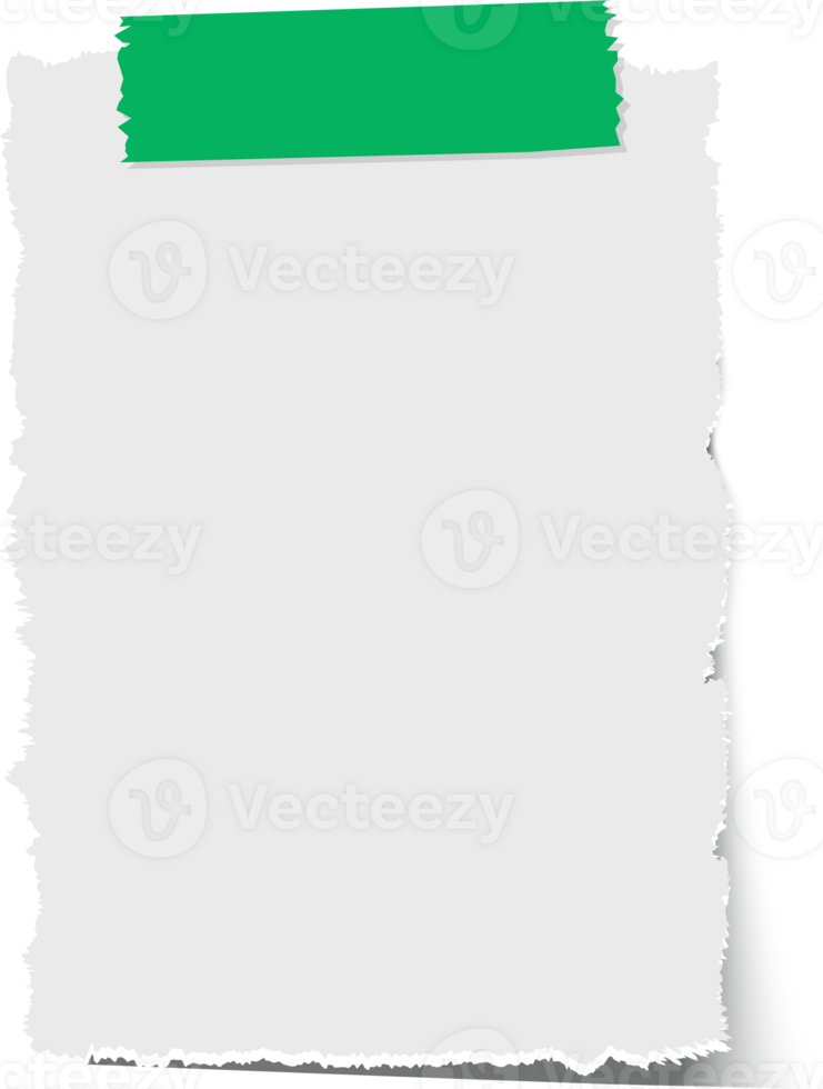 Torn sheet paper empty style background png