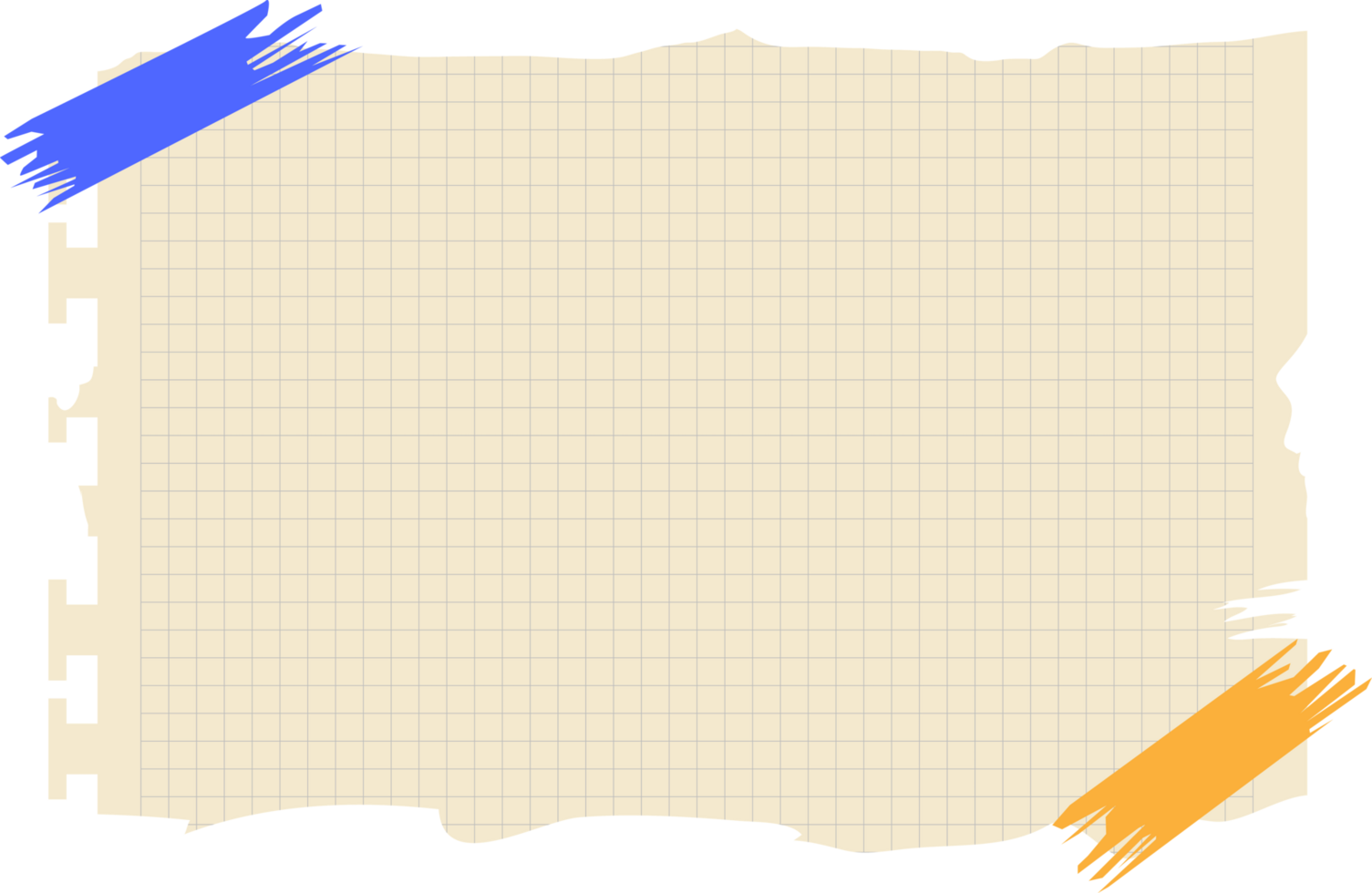 Torn paper edges checkered background png