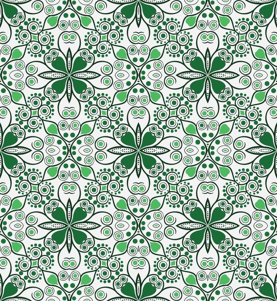 floral decorative abstract seamless background pattern design vector