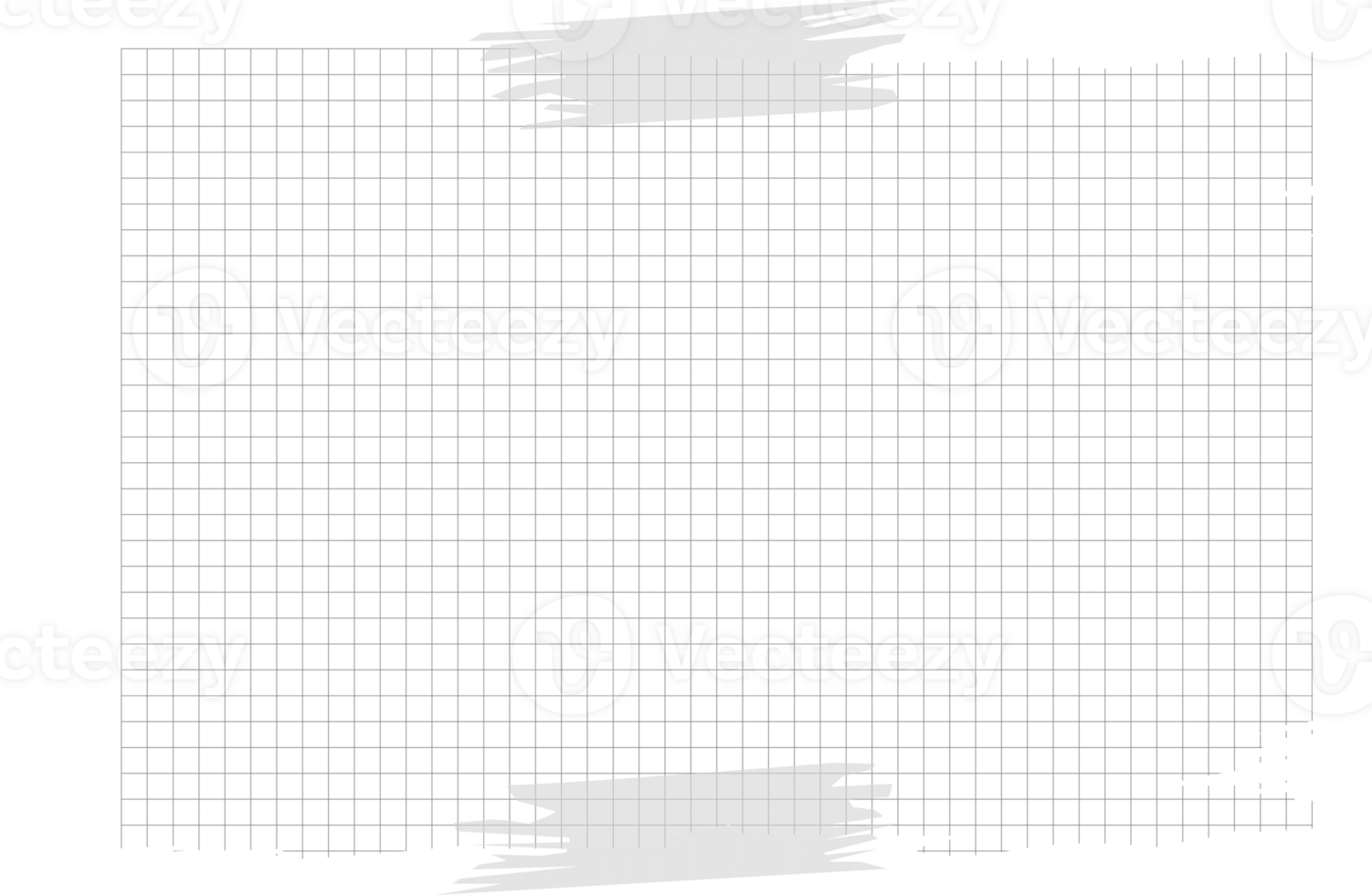 Torn sheet paper empty style png