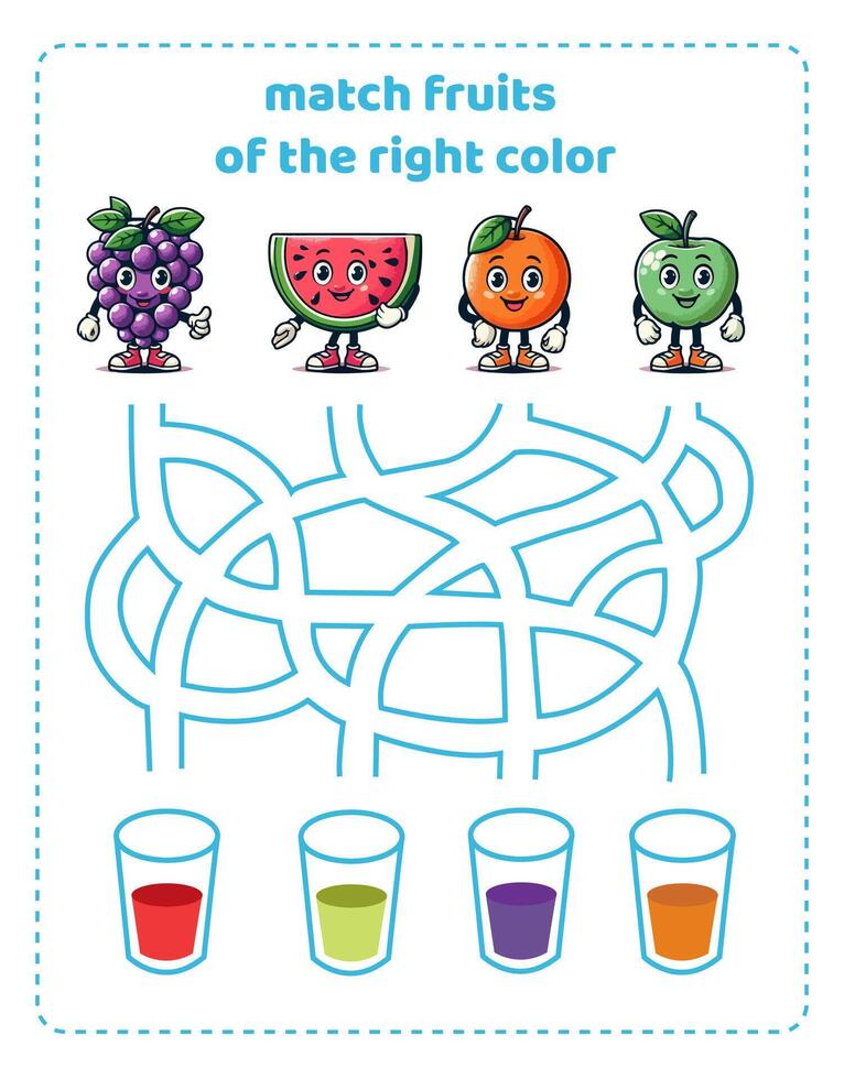 Template Worksheet for kids design illustration vector