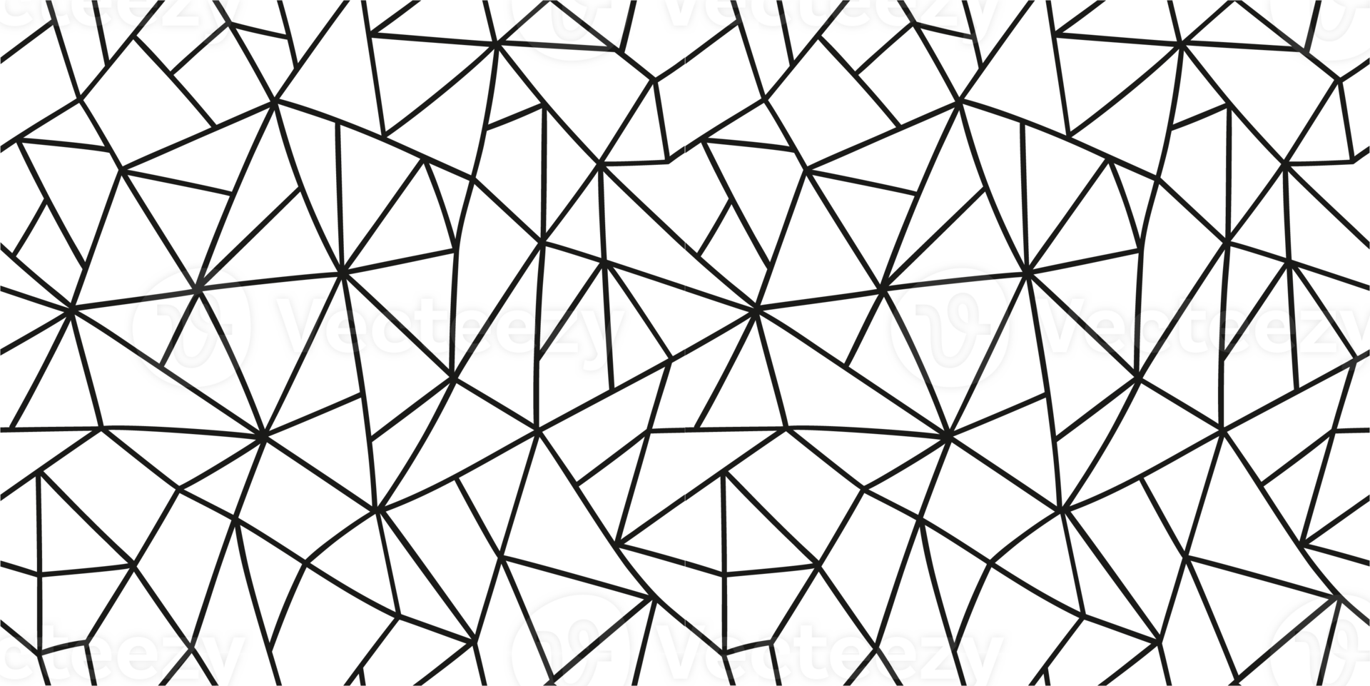 A black and white image of a pattern of triangles on a transparent background png