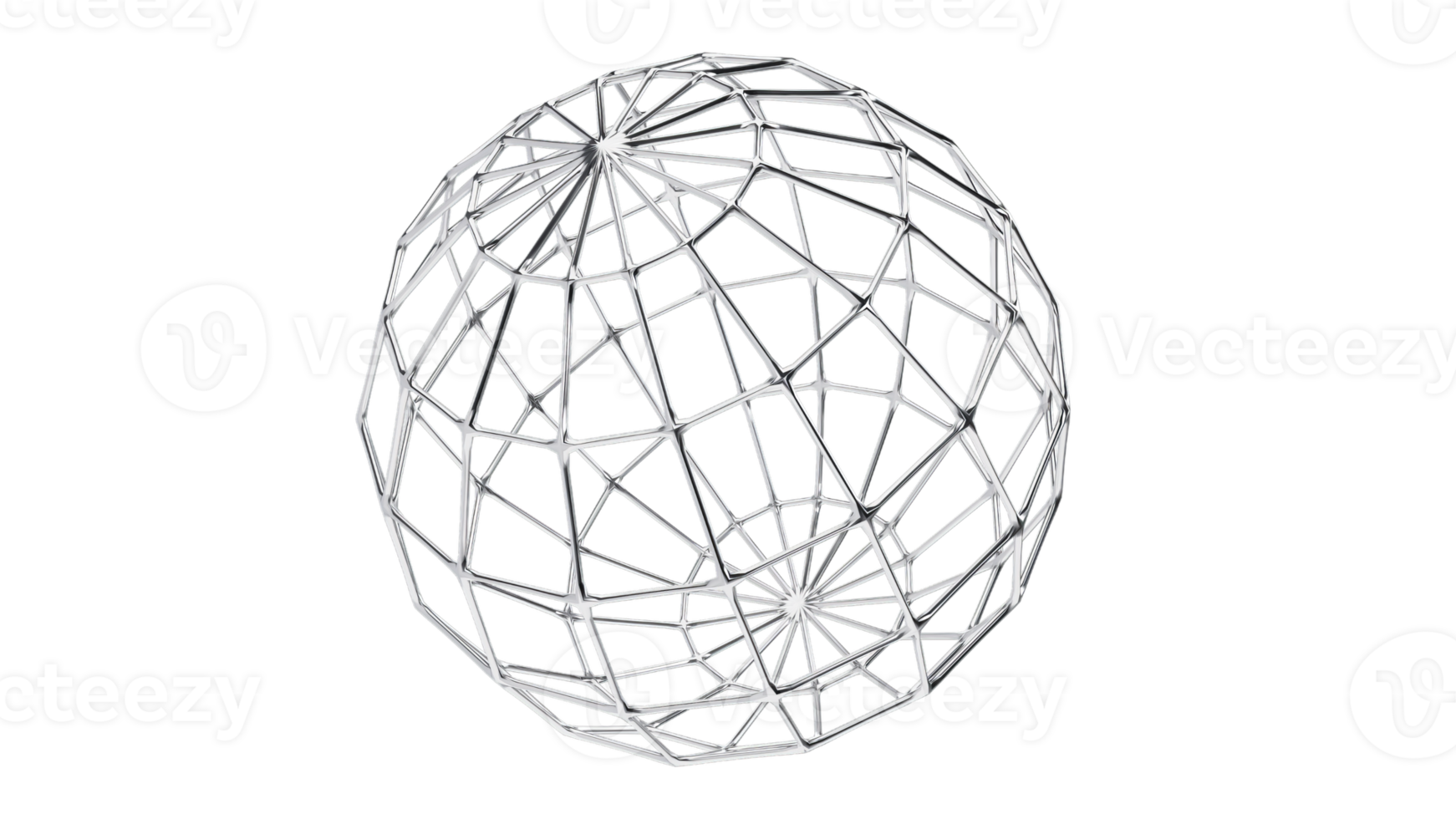 A globe frame on a transparent background png