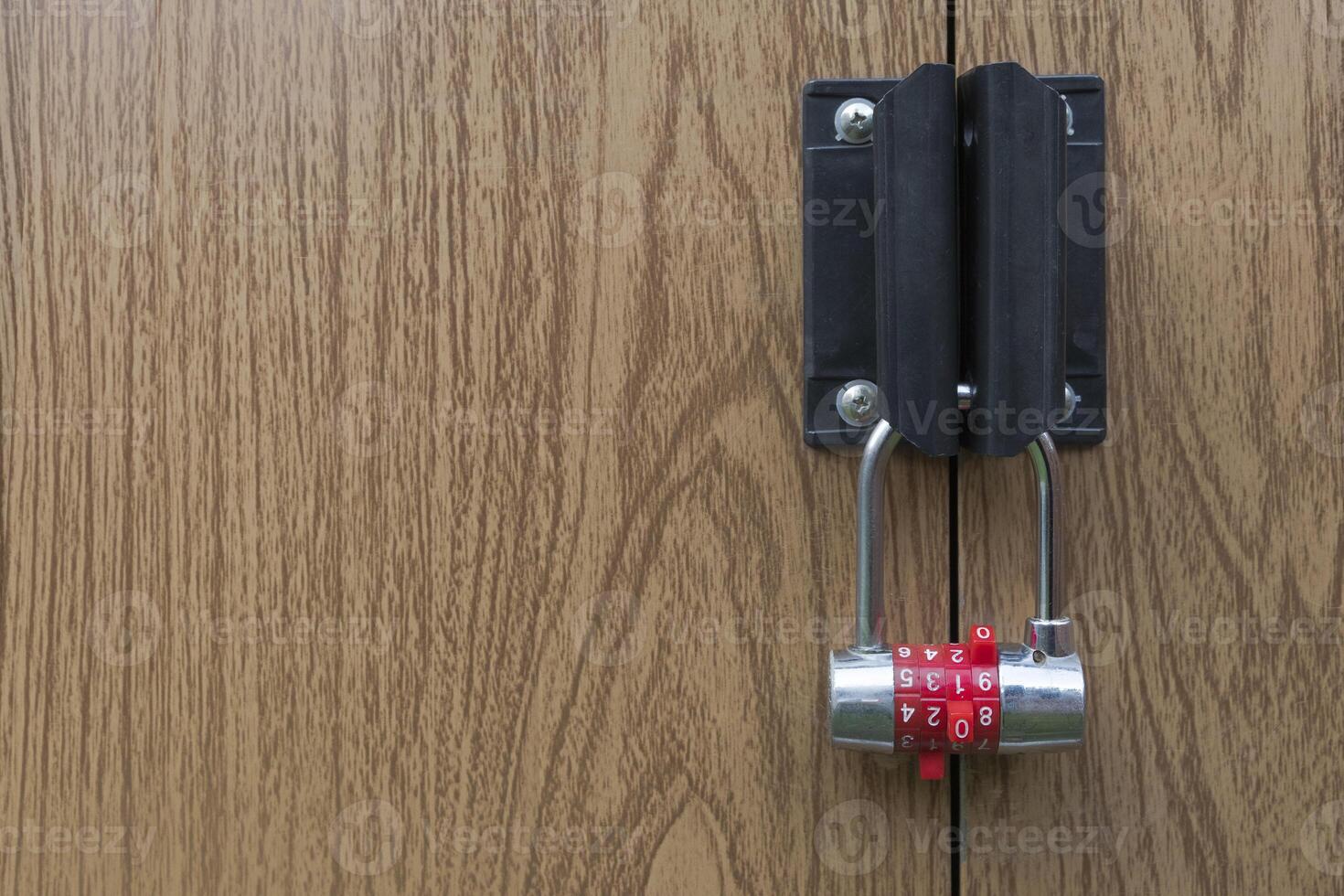 lock with dial, closed photo