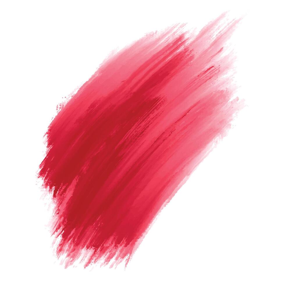 Abstract watercolor brush stroke on white background vector
