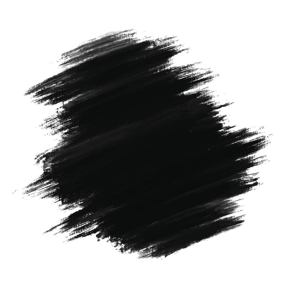 Modern hand drawn black brush stroke design vector