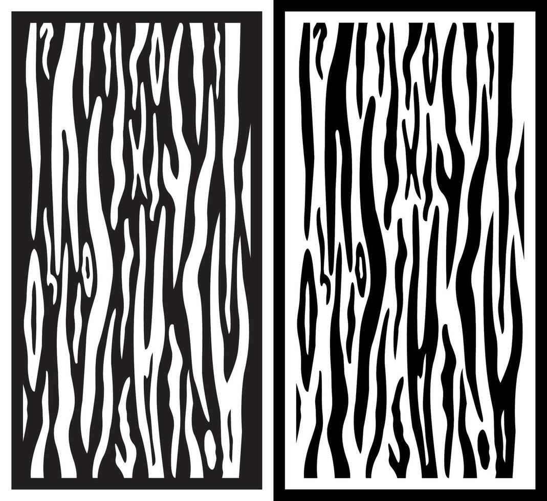 laser cutting motifs for partitions, fences and facades vector