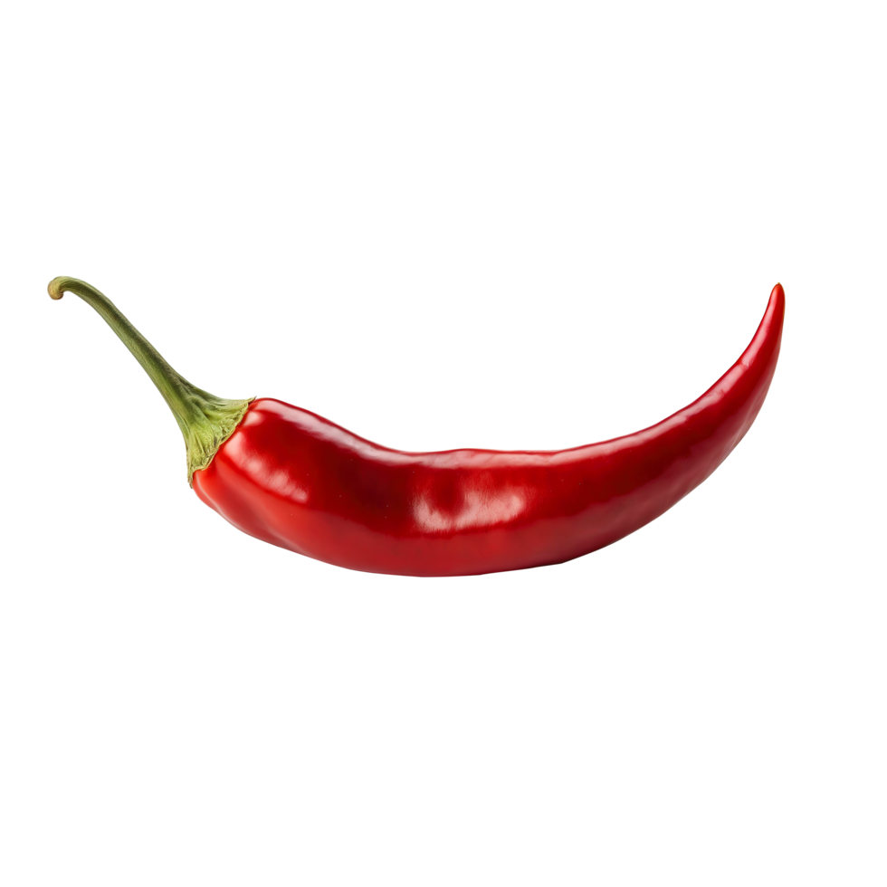 red chili pepper on Transparent background png